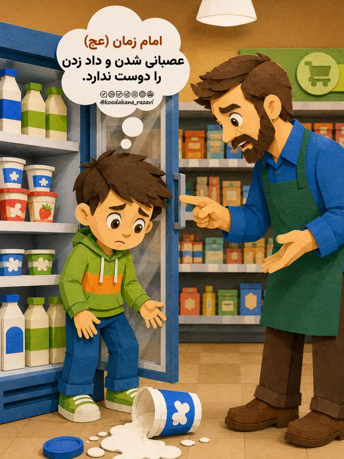 امام زمان (عج)| عصبانی شدن را دوست ندارد