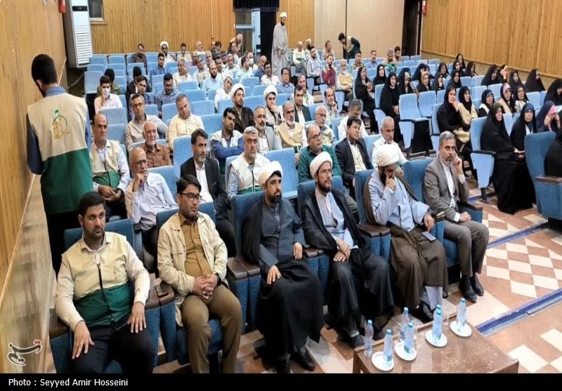 مراسم تکریم و معارفه مدیر کانون های خدمت رضوی استان بوشهر