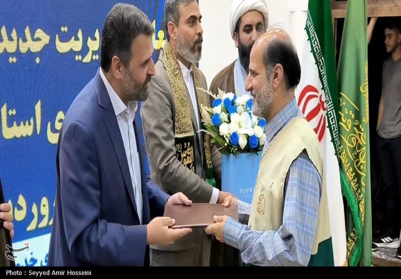 مراسم تکریم و معارفه مدیر کانون های خدمت رضوی استان بوشهر