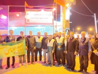 بازدید مدیر مرکز خادمیاری و کانون های خدمت رضوی از خدمات به زائرین اربعین در استان کردستان