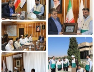 دیدار مدیر مرکز خادمیاری و کانون های خدمت رضوی با استاندار سمنان