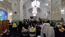 Turkish pilgrims celebrate Imam Ali’s birth anniv. in Imam Reza shrine