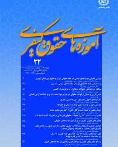 مجله علمی پژوهشی آموزه های حقوق کیفری