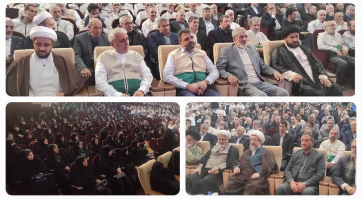 آیین تکریم و معارفه مدیر کانون‌های خدمت رضوی آذربایجان شرقی