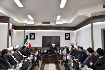 دیدار سرپرست دانشگاه و همراهان با مدیر حوزه علمیه خراسان