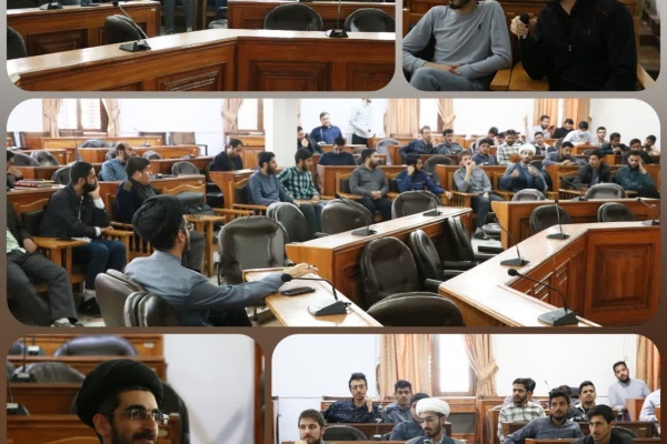 نخستین دیدار معاون فرهنگی دانشگاه رضوی با طلاب و دانشجویان