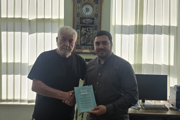 همکاری علمی رئیس دانشکده شرق‌شناسی ارمنستان با نشریه علمی تراث رضوی